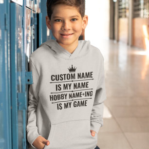 Personalized Funny Job and Hobby Name Hoodie