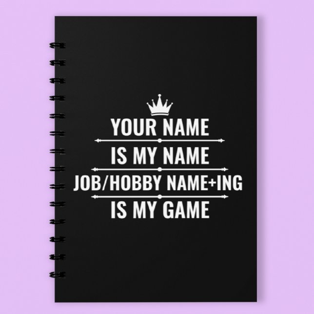 Personalized Funny Job and Hobby Name Planner (Creator Uploaded)