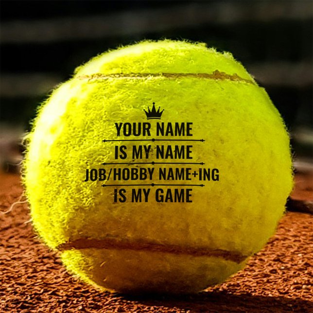 Personalized Funny Job and Hobby Name Tennis Balls (Creator Uploaded)