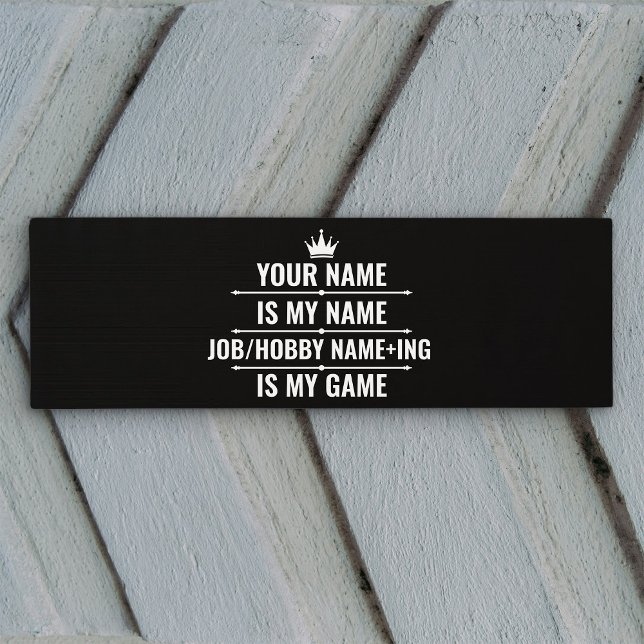 Personalized Funny Job and Hobby Name Yoga Mat (Creator Uploaded)