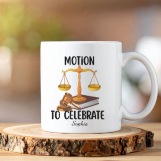 Personalized funny  law graduate  coffee mug