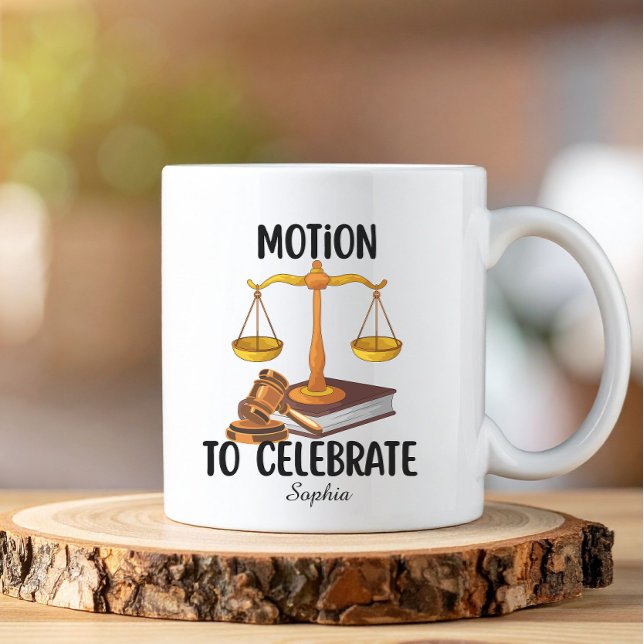 Personalized funny  law graduate  coffee mug (Creator Uploaded)