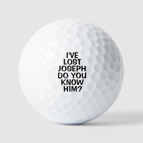 Personalized Funny Lost Golf Balls