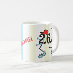 Personalized Funny Marathon 26.2 &#169; Gift For Runner Coffee Mug at Zazzle