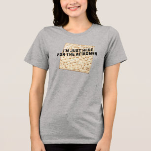 Personalized Funny Matzoh Passover Tri-Blend Shirt