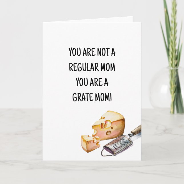 Personalized Funny Mom, Grandma Mothers Day Card (Front)