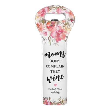 Personalized Funny Mother's Day Wine Bag
