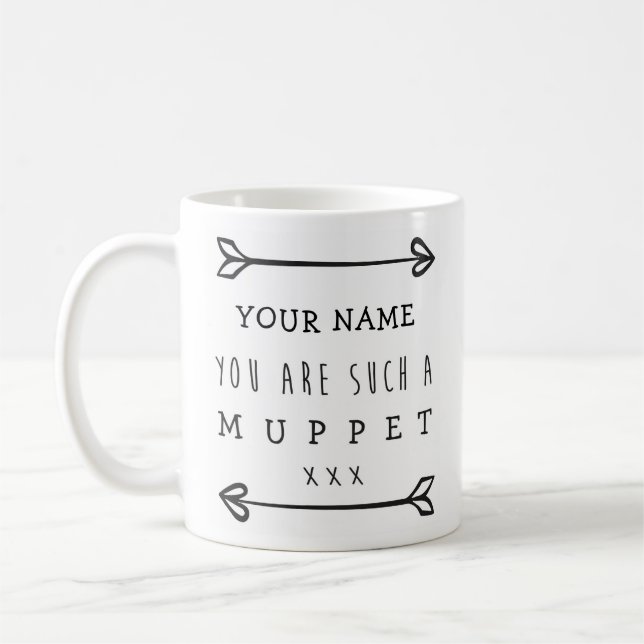 Personalized Funny Mug - Muppet (Left)