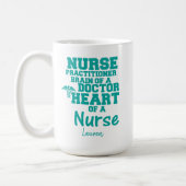 Personalized Funny Nurse Practitioner Coffee Mug (Left)
