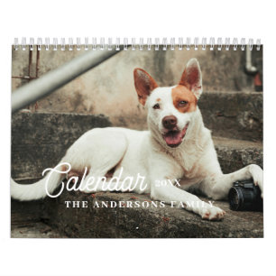 Personalized Funny Pet Dog Photo Calendar