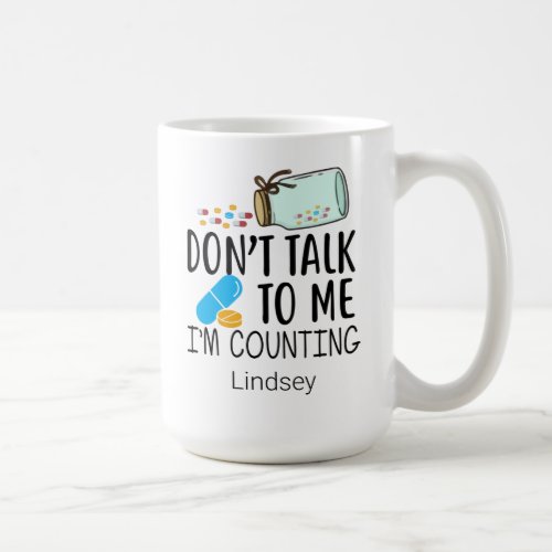 Personalized Funny Pharmacist Tech Coffee Mug