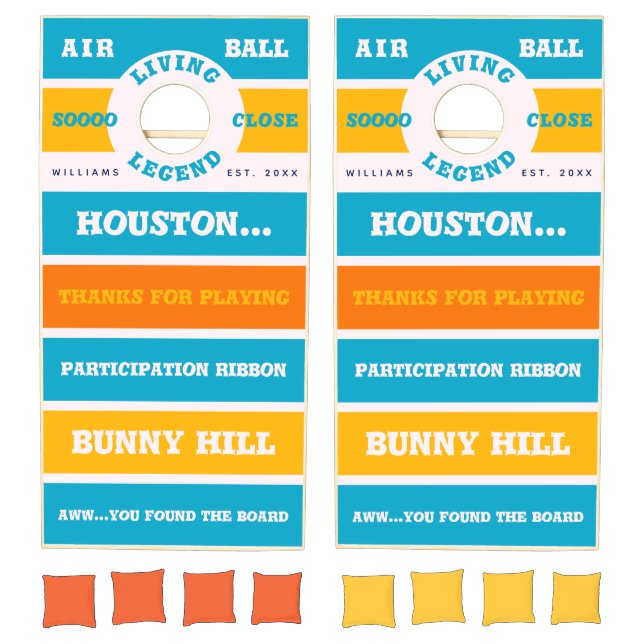 Personalized Funny Phrases Cornhole Set (Set)