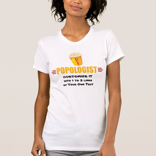 Personalized Funny Popcorn T-Shirt (Front)
