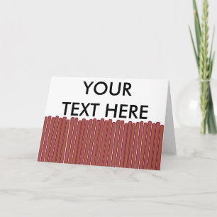 Personalized Funny Privacy Fence Graphic Card