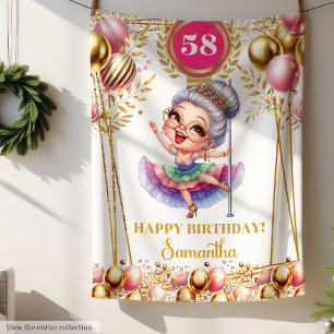 Personalized Funny Quote Blanket for Grandma