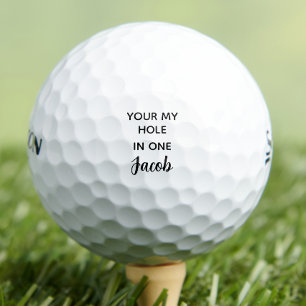 Personalized funny quote father's day  golf balls