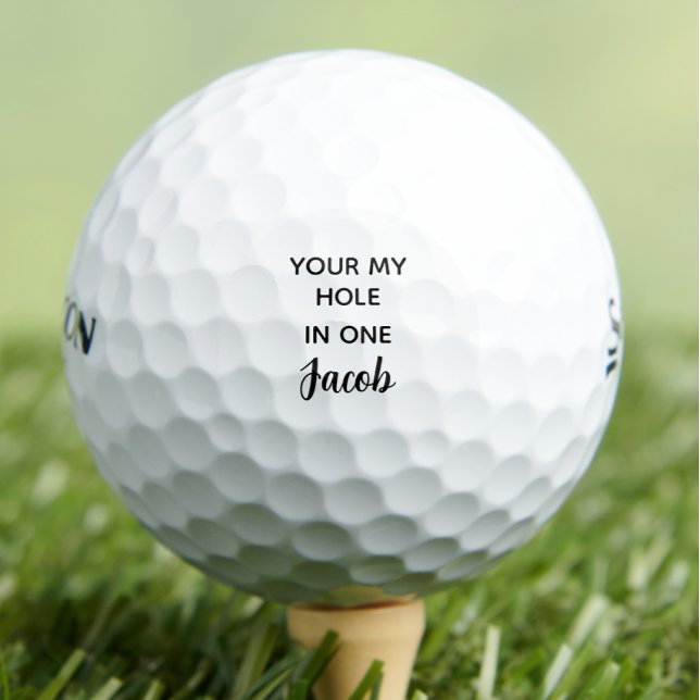 Personalized funny quote father's day  golf balls (Creator Uploaded)