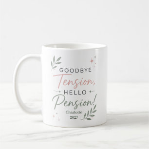 Personalized Funny Retirement Gift for Coworker Coffee Mug