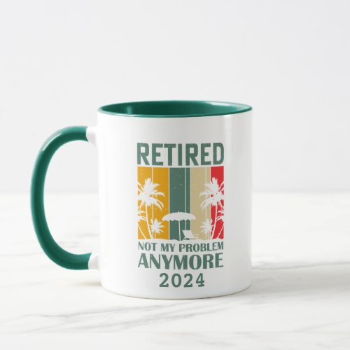 Personalized funny retirement officially retired mug