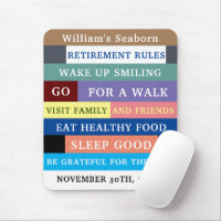 Personalized Funny Retirement Rules Humor