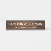 Personalized Funny Retro Wood Paneling Napper Naps