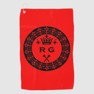 Personalized Funny Royal Golf Ball Towel