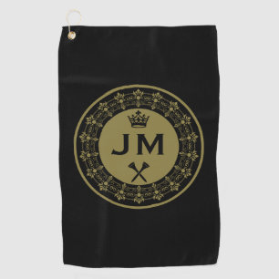 Personalized Funny Royal Golf Ball Towel