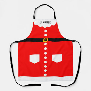 Personalized Funny Santa Claus Costume Christmas Apron