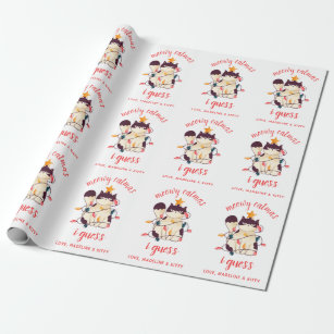 Personalized Funny Sarcastic Cat Pun Wrapping Paper