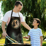Personalized Funny Sasquatch Location and Research Apron<br><div class="desc">A must for every cryptid hunter. Easily add your state or club name and your date. Logo & text colors also fully customizable!! Not sure how - ask me,  I'm happy to help.</div>