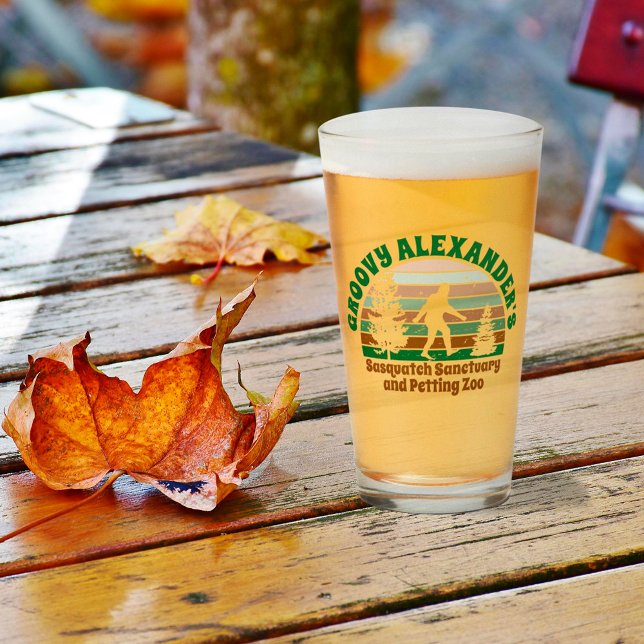 Personalized Funny Sasquatch Sanctuary Glass (Creator Uploaded)