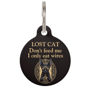 Personalized Funny Sphynx Cat ID Tag 