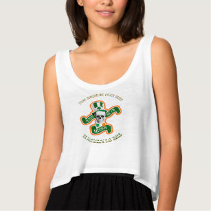 Personalized funny St Patricks day drinking team Tank Top