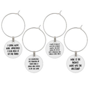 Personalized Funny Wine Bar Quotes I Wine Charms