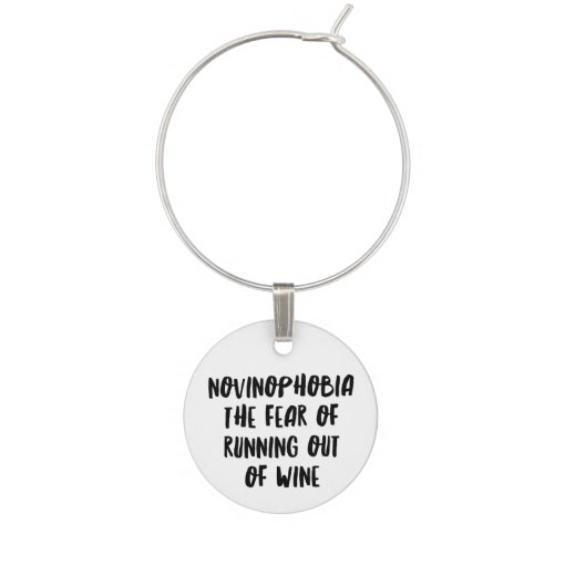 Personalized Funny Wine Bar Quotes IV Wine Charms Zazzle