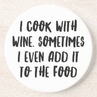 Personalized Funny Wine Bar Quotes V Coaster