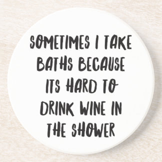 Personalized Funny Wine Bar Quotes VIII Coaster