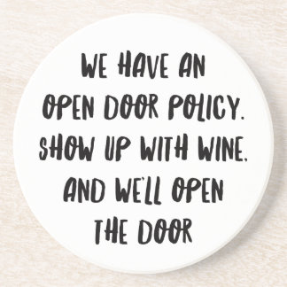 Personalized Funny Wine Bar Quotes X Coaster