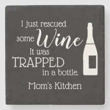 Personalized Funny Wine Lover Quote Mom Kitchen