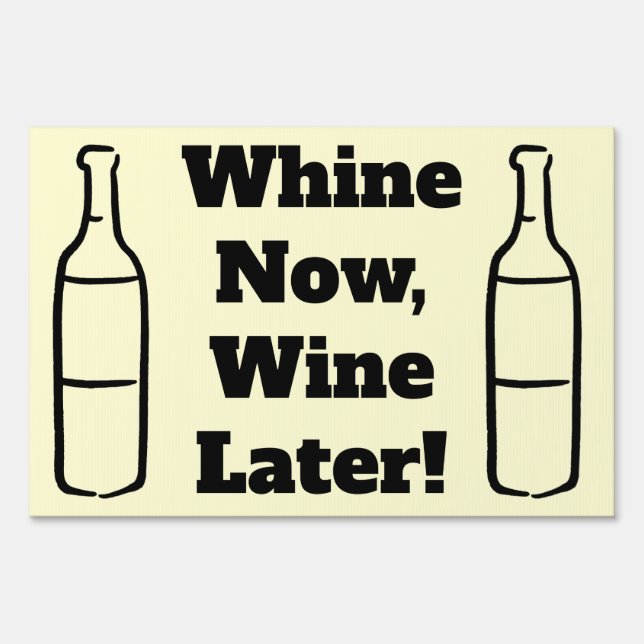 Personalized Funny Wine Running Sports Marathon Sign (Front)