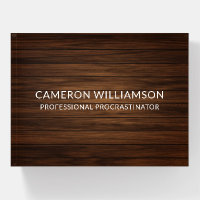 Personalized Funny Wood Paneling Procrastinator