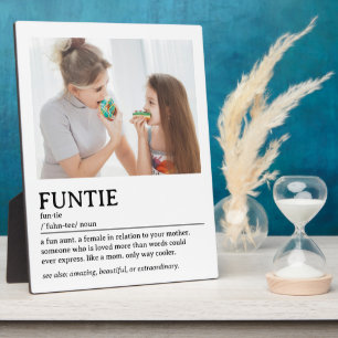 Personalized Funtie Definition Quote Plaque