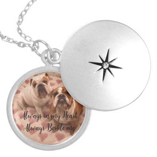 PERSONALIZED FUR BABY MEMORIAL LOCKET NECKLACE