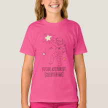 Personalized Future Astronaut Kids T-Shirt