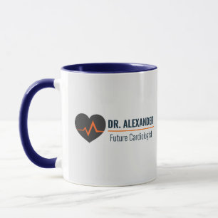 Personalized future cardiologist coffee mug