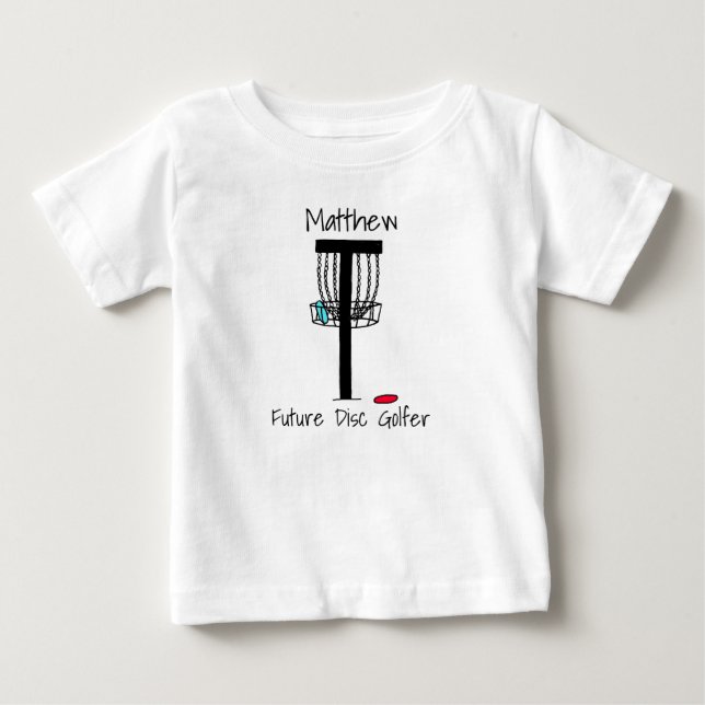 Personalized Future Disc Golfer Baby  Baby   Baby T-Shirt (Front)