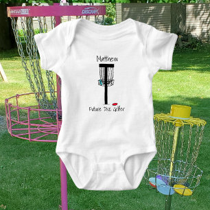 Personalized Future Disc Golfer Baby Baby Bodysui Bodysuit