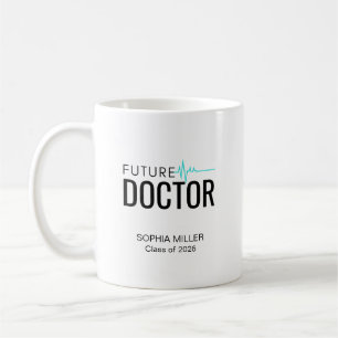 Personalized Future Doctor Graduation Coffee Mug