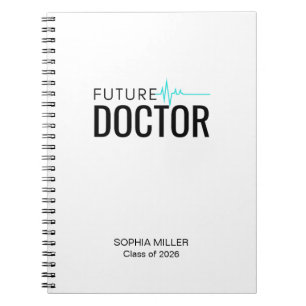 Personalized Future Doctor Graduation Notebook