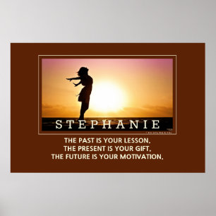 Personalized FUTURE MOTIVATION Inspirational Quote Poster